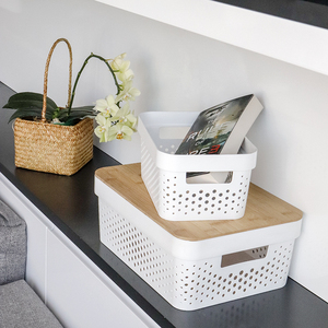 Most Trendy wooden & bamboo boxes makeup organizer with lid storage box with bamboo lid
