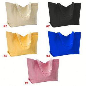 Bolsas de Lona Promocionales Reutilizables, Bolsa de Compras Personalizada con Serigrafía, Bolsa de Hombro de Lona de Gran Capacidad para Mujer - Product Image 2