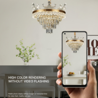 Luxe 80W LED Cristal Lampara Oro Luces Redondas De Lustre Colgante Forme Ovale 2025 Éclairage Intérieur pour Sala De Estar
