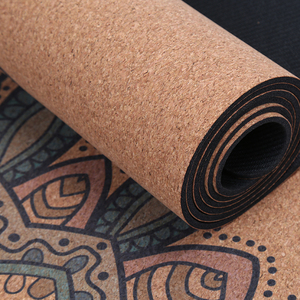 Mats De <span class=keywords><strong>Yoga</strong></span> De Corcho Se puede personalizar Cork <span class=keywords><strong>Yoga</strong></span> Floor Mat - Product Image 1