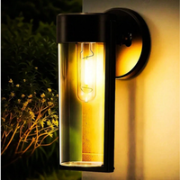 Lampe murale solaire extérieure IP65 étanche avec détecteur de mouvement LED haute luminosité pour cour, jardin, villa, éclairage nocturne