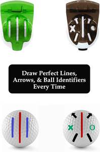 ชุดอุปกรณ์กอล์ฟ Golf-EZ 6-in-1 พร้อมแปรงเช็ดไม้ แปรงปรับแนว ที่ซ่อมกรีฟ และลูกกอล์ฟ - Product Image 6