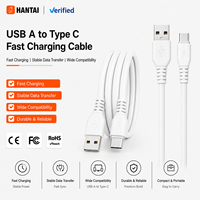 Câble de charge USB C, USB A vers C, 3A, charge rapide, câble de données, cordon en PVC, câble de remplacement pour chargeur