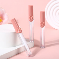 Tubes de brillant à lèvres vides de 3 ml avec capuchon nœud, boîtes et emballages pour brillant à lèvres