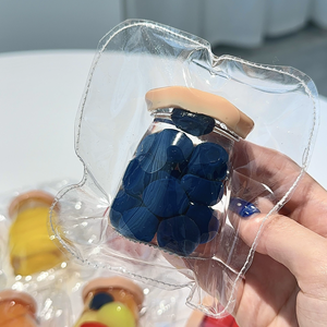 ของเล่นบีบคลายเครียดรูปผลไม้สตรอว์เบอร์รีและลูกพีชสีเหลืองแบบกระป๋อง บีบแล้วคืนรูปช้าๆ ของตกแต่งรูปอาหารสุดสร้างสรรค์ - Product Image 3