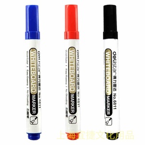 Deli Whiteboard Marker 1.8mm Black Erasable Water Based School Use - Product Image 4