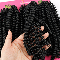 Perruques synthétiques résistantes à la chaleur, maintien de la forme des cheveux, extensions de tresses synthétiques, Passion Twist 160g