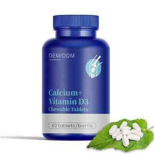 Tablet kalsium Vitamin D3 kustom Tablet kalsium dan Vitamin kunyah Tablet kalsium Vitamin <span class=keywords><strong>D</strong></span> suplemen - Product Image 3