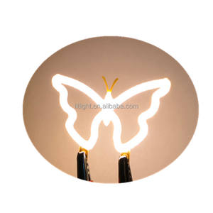 Lampe de nuit LED flexible en forme de papillon, note de musique étoile, clair de lune, source de lumière jaune chaud, filament COB LED pour la décoration de la maison - Product Image 1