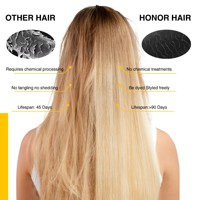 Extensions de cheveux humains naturels 100% vierges Remy russes, extensions adhésives ombrées, extensions de cheveux naturels