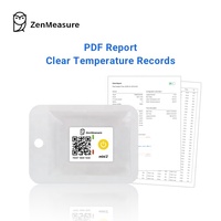Registrador de Datos de Temperatura y Humedad Inalámbrico ZenMeasure con Control por Aplicación para Suministros Médicos y Logística de Cadena de Frío con Certificación ROSH