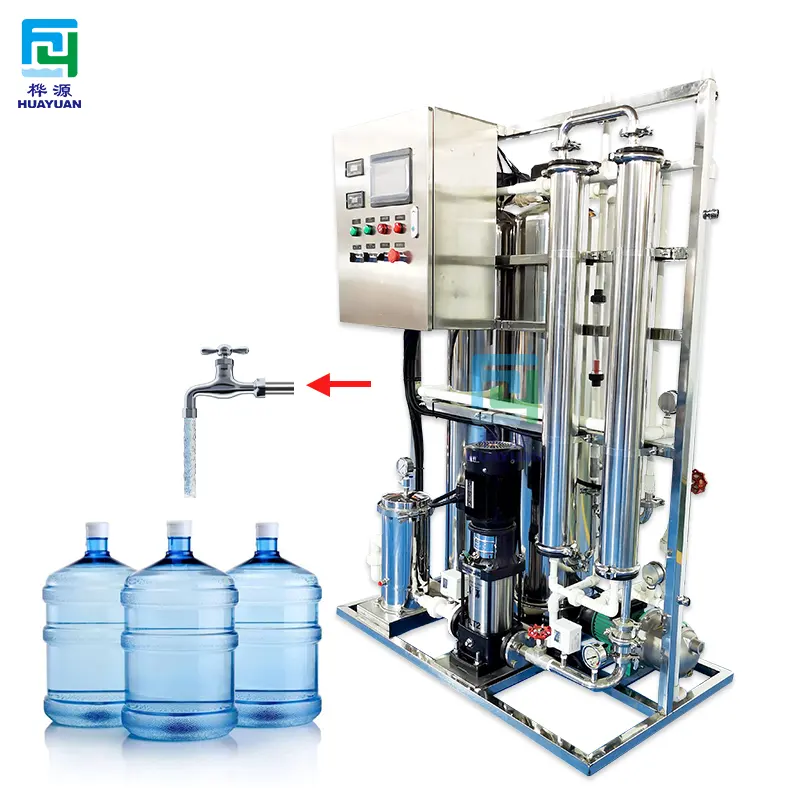 500LPh Wasseraufbereitungsanlage durch Osmose-Ro-Maschine 4040 Ro Membranensystem zur Entfernung von Eisen aus dem Wasser