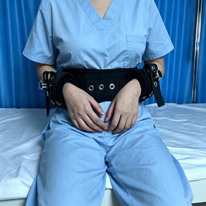 Ensemble de contention médicale – Menottes de poignet non amovibles avec ceinture de maintien – Menottes de bondage BDSM – Fixateur d'extrémités pour patient en milieu hospitalier - Product Image 1