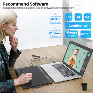 नए 1060 प्लस पोर्टेबल एनीमेशन डिजिटल पेन लाइट ड्राइंग ग्राफिक्स टैबलेट बच्चों के लिए डिजिटल पेन टैबलेट - Product Image 6