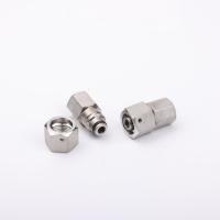 Pièces de raccord rapide haute pression en acier inoxydable zingué norme ISO, avec connecteur mâle fileté et écrou hexagonal femelle pour applications hydrauliques