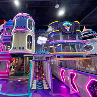 Projet de centre de divertissement familial avec aire de jeux intérieure de 10 000 m², ensemble d'aires de jeux intérieures commerciales, centre de jeux clé en main