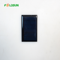 Panneau solaire mini PERC personnalisé en usine 62*36mm 0.3W 3V 22.7% d'efficacité, étanche à l'époxy pour voiture jouet, kit éducatif, taille personnalisée