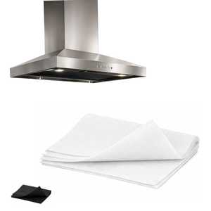 Filtri Professionali per Cappe Aspiranti 40x80cm Neri Assorbenti di Grasso Ritagliabili su Misura - Product Image 1