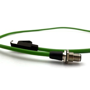 bibo China Factory SVLEC Industrial Ethernet <b>Cable</b> M12 to <b>RJ45</b> DIN Connectors Shielded CE Certified Customizable Length - Product Image 4