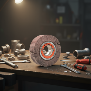 Disque abrasif à lamelles en corindon 165x50x54 mm, grain 320, pour disques de ponçage - Product Image 3