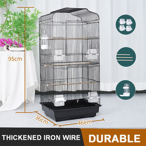 Maison petite Cage à oiseaux animaux perroquet <span class=keywords><strong>Cages</strong></span> métal Cage à oiseaux ornementale Villa fil de fer <span class=keywords><strong>Cages</strong></span> pour animaux de compagnie bas prix - Product Image 6