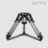 QFYS-parça tekerlek kamera dolly video aksesuarları ve profesyonel seviye kamera tripodu