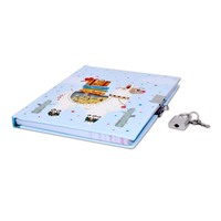 Vente en gros vrac Filles Voyage École A5 Journal intime avec serrures Fournitures scolaires