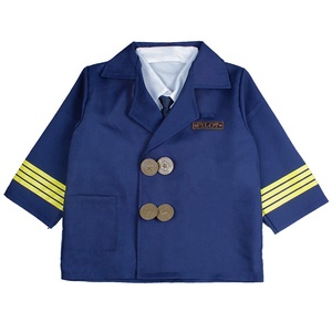Costume de pilote pour enfants, jeu de rôle, uniforme de capitaine de ligne aérienne, uniforme d'<span class=keywords><strong>aviateur</strong></span>, déguisement d'Halloween pour garçons et filles - Product Image 3