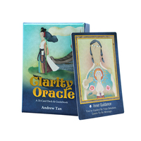 Cartes de jeu Oracle personnalisées, inspirantes et positives, imprimées de cartes de tarot Oracle exquises avec guide