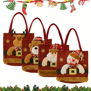 New Hot Selling <b>Christmas</b> Candy <b>Christmas</b> Eve apple <b>Gift</b> <b>Bag</b> Cute Candy <b>Bag</b> Tote <b>Bag</b> - Product Image 4