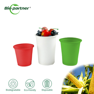 Gobelets à café en plastique en gros, gobelets à boisson biodégradables en <span class=keywords><strong>bioplastique</strong></span> à base d'amidon de maïs, vaisselle jetable - Product Image 2