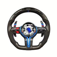 Volant sport en cuir et carbone forgé pour M2/M5/X3/X5/M3/4 Series F Series