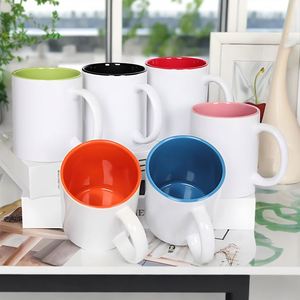 Taza de Cerámica de Porcelana para Café, Estilo Nórdico, Personalizable con Logotipo por Sublimación, Simple, Colorida, Mate, de Color Sólido - Product Image 1