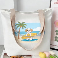 Sac fourre-tout en toile brodé tournesol personnalisé en gros, sac à main réutilisable pour l'école, le sport et les activités quotidiennes en extérieur