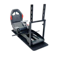 Usine de haute qualité en métal acier volant moniteur support conduite simulateur de course cockpit chaise de jeu simulateur de voiture