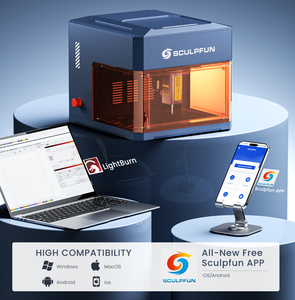 <span class=keywords><strong>Machine</strong></span> de Marquage et de Gravure <span class=keywords><strong>Laser</strong></span> sur Bois de Bureau SCULPFUN ICube Ultra à Double <span class=keywords><strong>Laser</strong></span> pour Petites Entreprises - Product Image 3