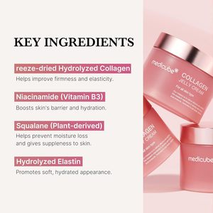 Toptan Kore Cilt Bakım Ürünleri Medicube Kolajen Jöle Krem Niacinamide Cilt Bariyerini <span class=keywords><strong>G</strong></span>üçlendirir Nemlendirir ve Işıltı Verir - Product Image 6