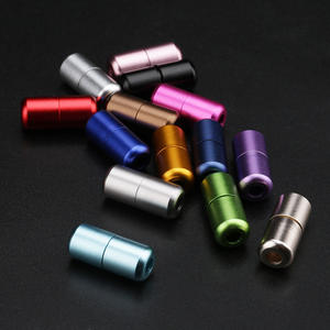 アルミ色つや消し金属カプセルネクタイフリー交換用オールシーズンアクセサリー - Product Image 3