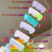 Protections pour rehaussement des cils japonais, autocollantes, coussinets de rehaussement des cils, rouleaux de lamination brillants, mélange de boucles CJ, protections pour teinture des cils, tiges
