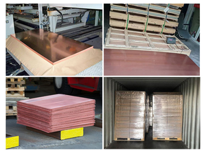 Заводская поставка Cu 99.99% чистая медная пластина C10100 C1100 18 24 калибра для сварки, резка, гибка - Product Image 6