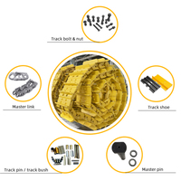 Komatsu D37 D39 D51 D61 D65 Livraison gratuite Pelle Track Link Track Assembly Case Bulldozer Track Chains