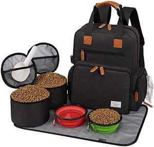 Free sample Dog <b>Travel</b> Bag for Supplies with 2 BPA-Free <b>Travel</b> Bowls and 2 Food <b>Containers</b> - A Dog Mom Bag for Day Trips - Product Image 1