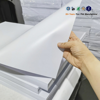 Feuille rigide en PVC blanc de haute qualité 1mm 2mm feuilles de plastique PVC imperméables mates pour impression UV/sérigraphie