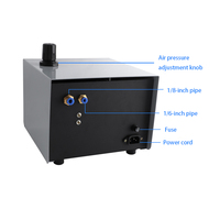 SSMG Einzelkopf-Druckluftgraviermaschine Präzisions-Schmuckgraviergerät-Set 220V 80W Gold Silber Metallgravur
