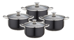 Ensemble de casseroles de cuisine personnalisées avec deux poignées - Product Image 3