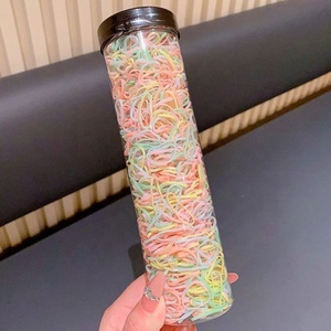 1000 Pezzi Elastici per Capelli Monouso Senza Dolori, Mini Elastici ad Alta Elasticità in Barattolo per Bambine, Neonati e Piccole <span class=keywords><strong>Trecce</strong></span> - Ingrosso - Product Image 6