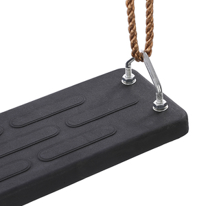 Rubberen Schommelzitting Met Touwen-Zware Buitenschommelset Voor Kinderen En Volwassenen-Inclusief 2 Sterke Hangende Touwen - Product Image 5