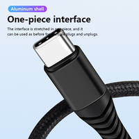 Kabel USB C 1m 2m Harga Murah, Pengisi Daya Cepat PD 60W Tipe-C untuk Ponsel