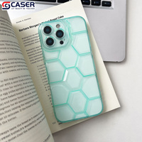 Coque de téléphone souple antichoc en TPU couleur unie haute clarté avec motif football 3D pour iPhone 17 16 15 14 13 12 11