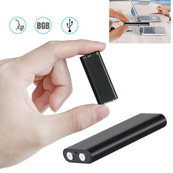 Voice Activated Recorder 8gb Usb Flash Drive Mini Dictaphone Digital Voice Recorder for Lectures
